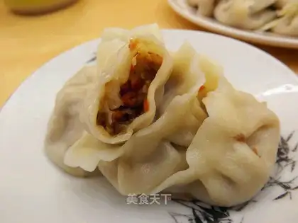 Donkey meat dumplings