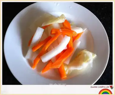 radish strips