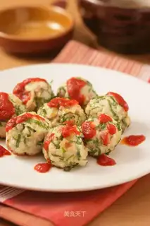 Roasted chicken meatballs