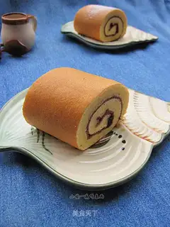 Blueberry Qifeng Cake Roll
