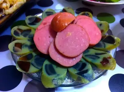 preserved egg sausage