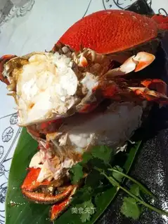 Steamed royal crab