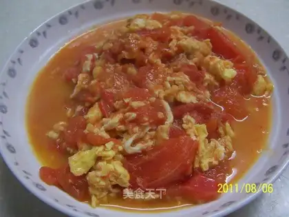 tomato scrambled eggs