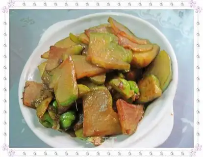 braised fresh pickled mustard tuber