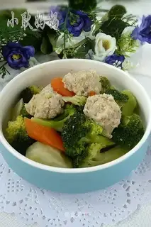 broccoli roast meat balls