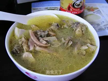 Cuttlefish chicken soup