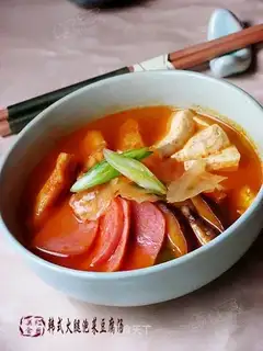 Korean pickle and tofu soup