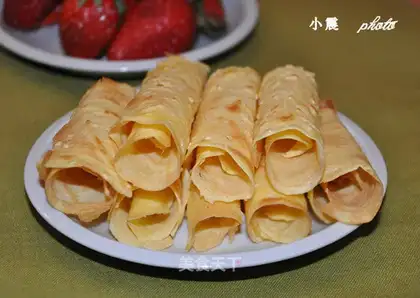 Crispy egg roll