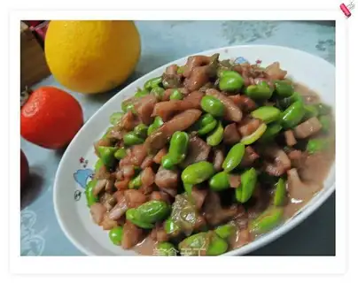 lotus root edamame