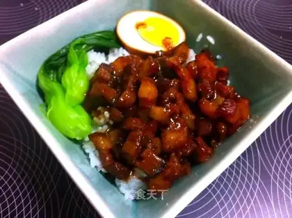 braised pork rice