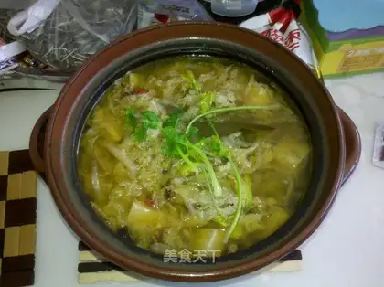 Mutton and Chinese Sauerkraut Casserole