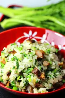 February 2 stir-fried mustard rice