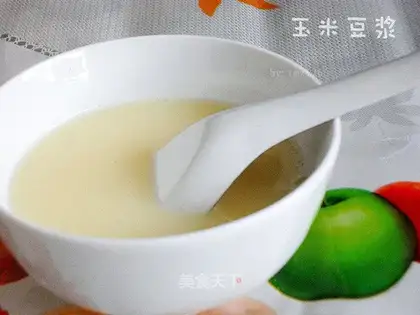 Corn soy milk