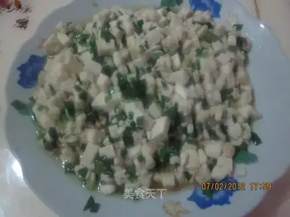 Stewed chicken with tofu