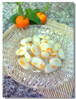 stir-fried rice cake with lard and sugar