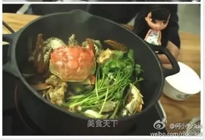 Rice cake hairy crab