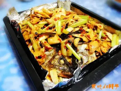 Private roast crucian carp