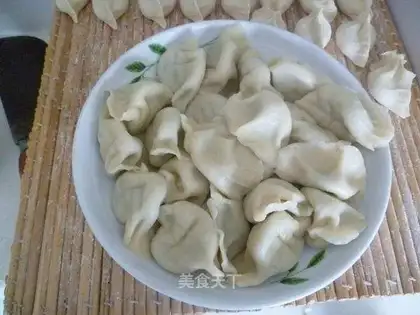 Home-cooked dumplings