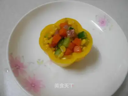 Five-color vegetable cup