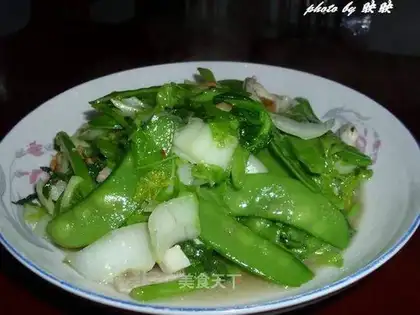 stir-fried pork with three vegetables