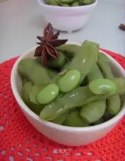 salted edamame