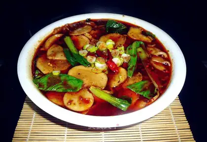 Boiled Pleurotus eryngii