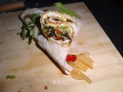 Spring pancake egg roll