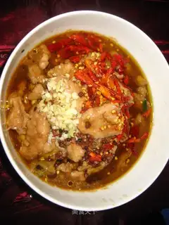 boiled pork slices