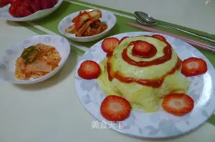 Nutritional full score omelet rice