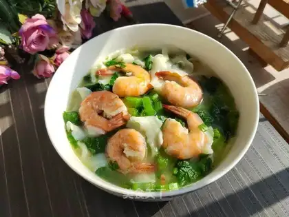 Shrimp mustard soup