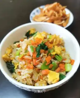 Carrot egg fried rice