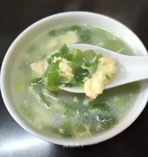 Onion egg soup