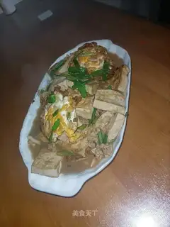 Tofu fried eggs