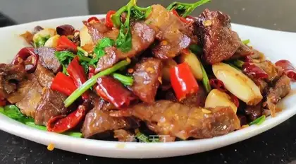 Fried pork lungs