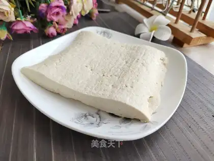 Homemade salt tofu