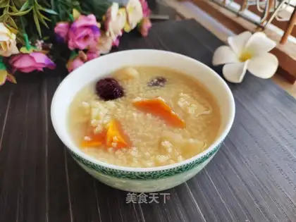 Apple pumpkins, porridge