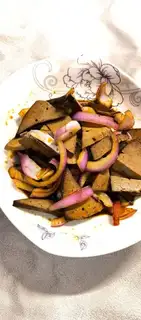 Onion with liver