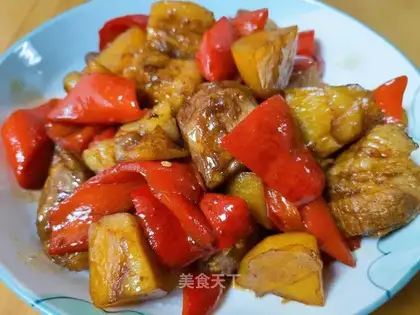 Potato red meat