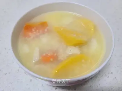 Chicken radish porridge