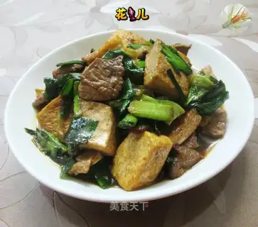 Garlic meat and tofu
