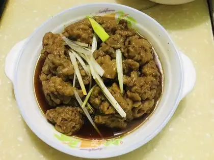 Sour soup and duck