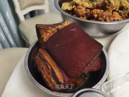 Fried meat