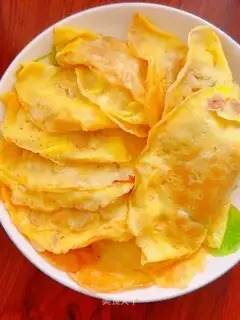Gold egg dumplings