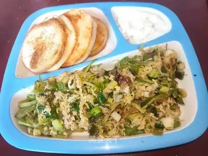 Roach and fried eggs