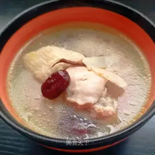 Five-finger peach chicken soup