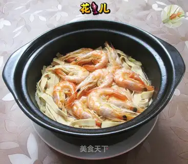 Shrimp-dry cabbage