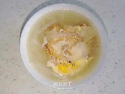 Egg soup