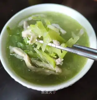 Sausage radish soup
