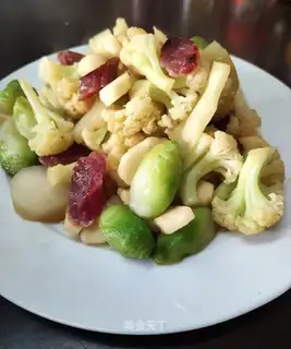 Cream and sausage