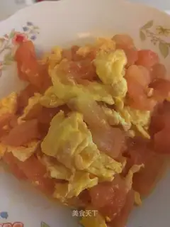 Tomato fried eggs